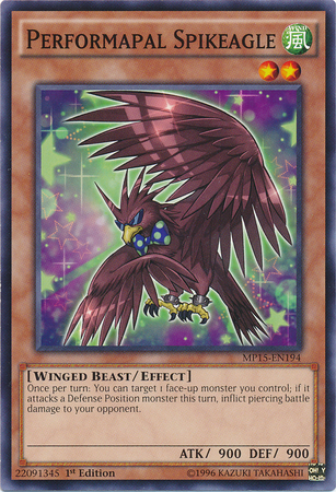Performapal Spikeagle [MP15-EN194] Common | Pegasus Games WI