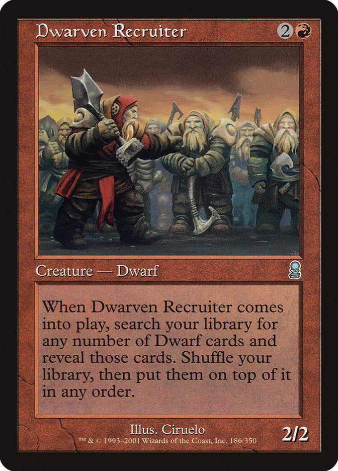 Dwarven Recruiter [Odyssey] | Pegasus Games WI
