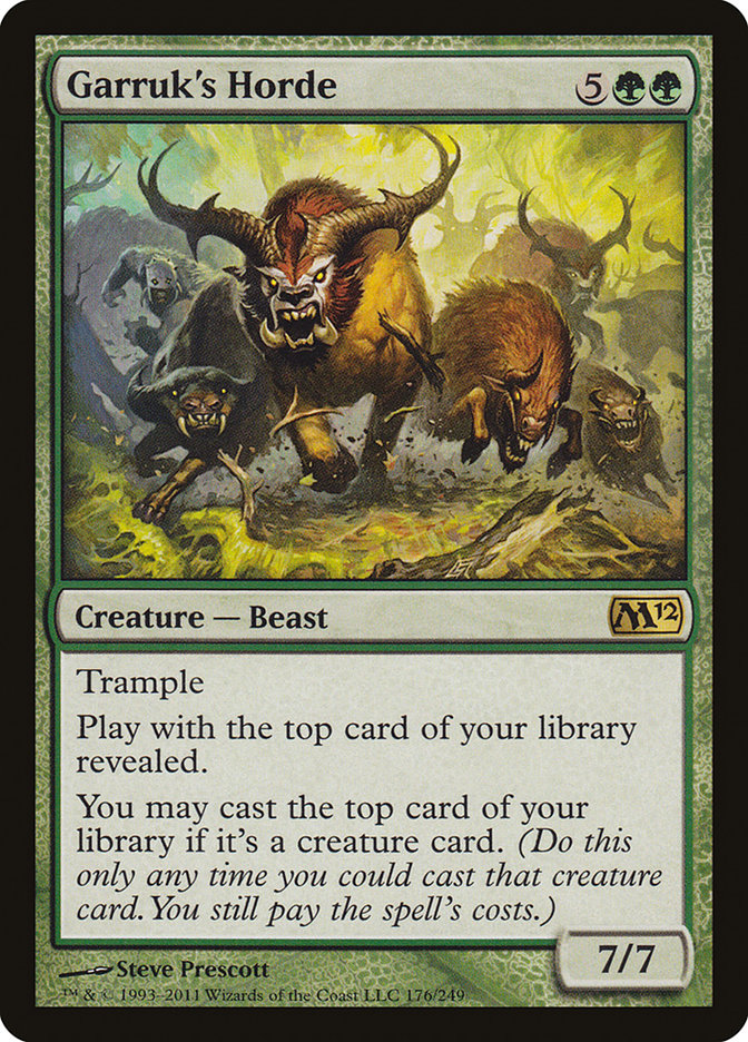 Garruk's Horde [Magic 2012] | Pegasus Games WI