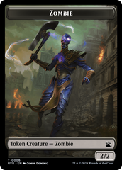 Bird // Zombie Double-Sided Token [Ravnica Remastered Tokens] | Pegasus Games WI