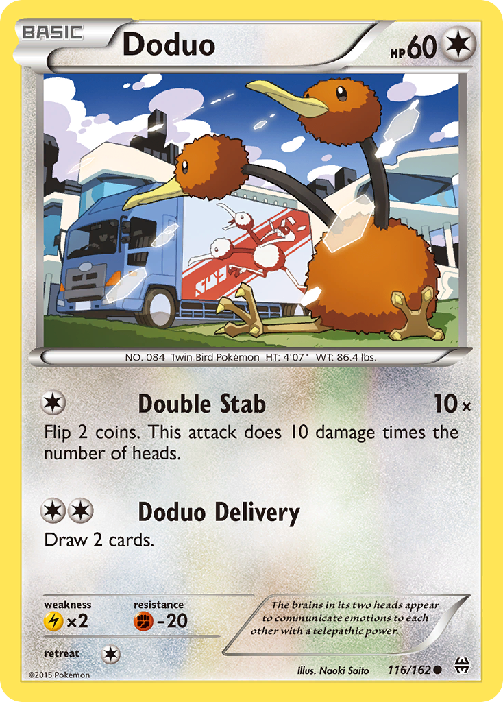 Doduo (116/162) [XY: BREAKthrough] | Pegasus Games WI