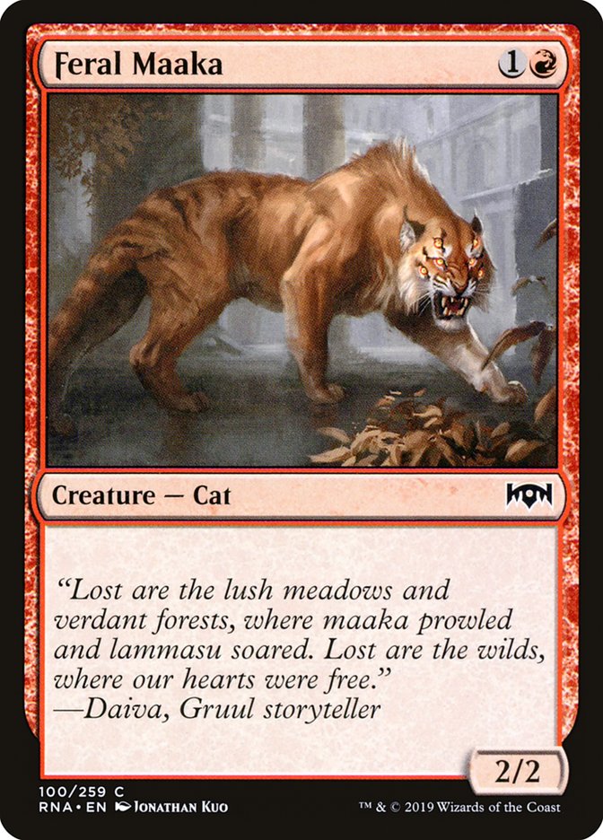 Feral Maaka [Ravnica Allegiance] | Pegasus Games WI