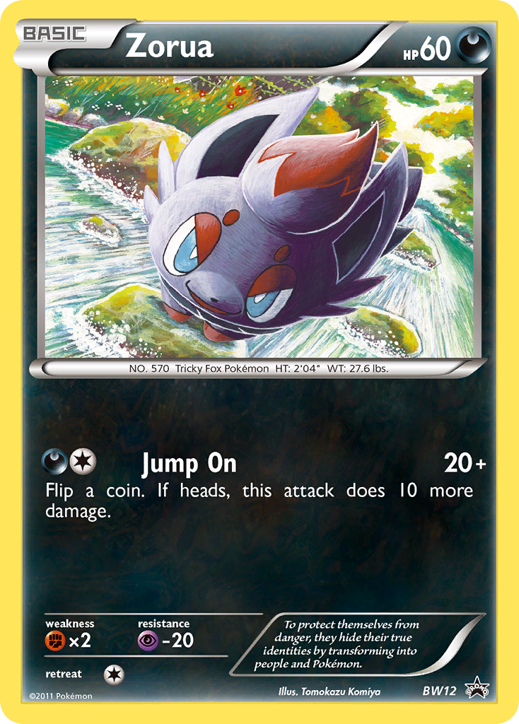 Zorua (BW12) [Black & White: Black Star Promos] | Pegasus Games WI