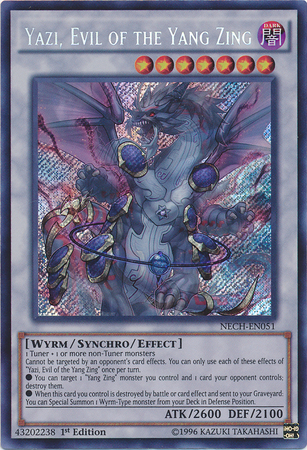 Yazi, Evil of the Yang Zing [NECH-EN051] Secret Rare | Pegasus Games WI