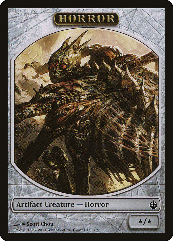 Horror Token [Mirrodin Besieged Tokens] | Pegasus Games WI