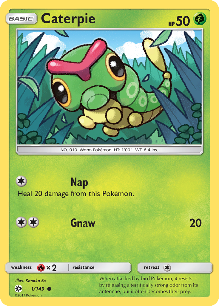 Caterpie (1/149) [Sun & Moon: Base Set] | Pegasus Games WI