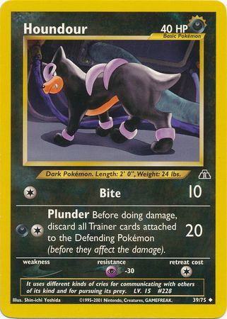 Houndour (39/75) [Neo Discovery Unlimited] | Pegasus Games WI