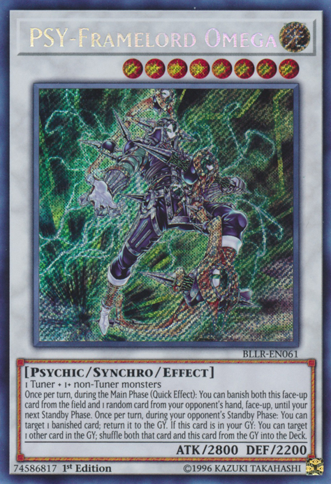 PSY-Framelord Omega [BLLR-EN061] Secret Rare | Pegasus Games WI