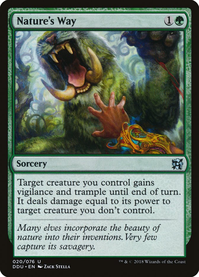 Nature's Way [Duel Decks: Elves vs. Inventors] | Pegasus Games WI