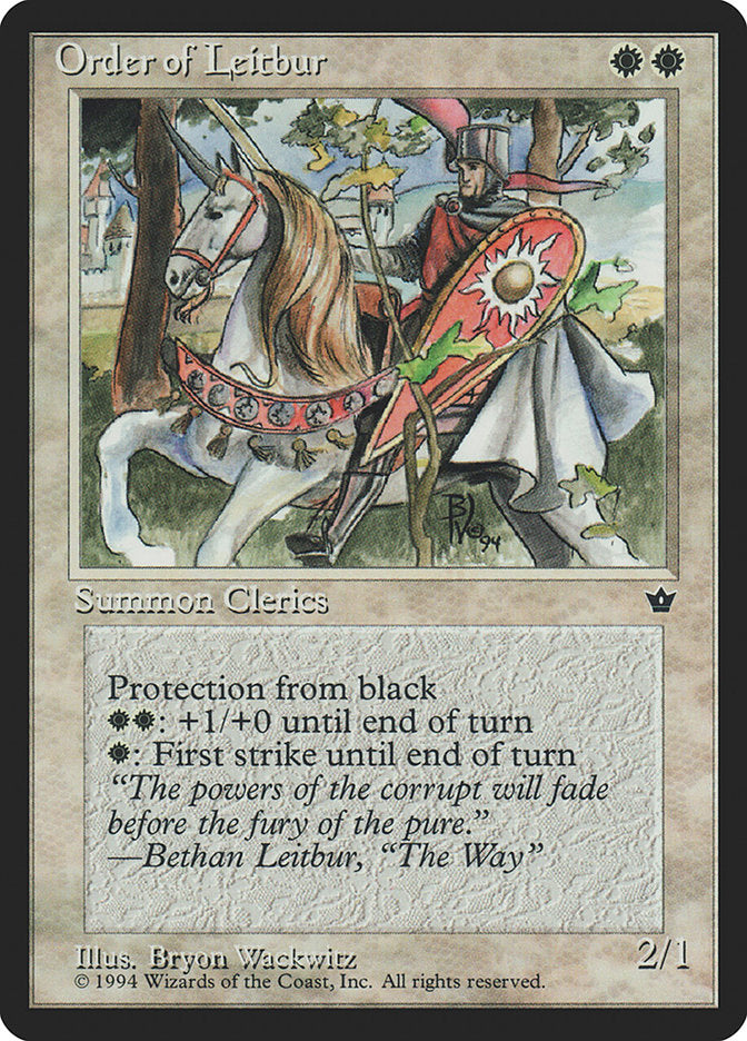 Order of Leitbur (Horse Facing Left) [Fallen Empires] | Pegasus Games WI