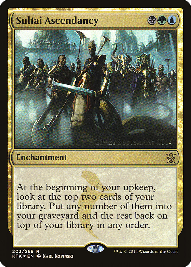 Sultai Ascendancy [Khans of Tarkir Prerelease Promos] | Pegasus Games WI