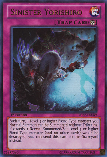 Sinister Yorishiro [SHSP-EN089] Ultra Rare | Pegasus Games WI