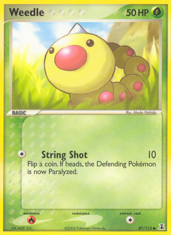 Weedle (87/113) [EX: Delta Species] | Pegasus Games WI