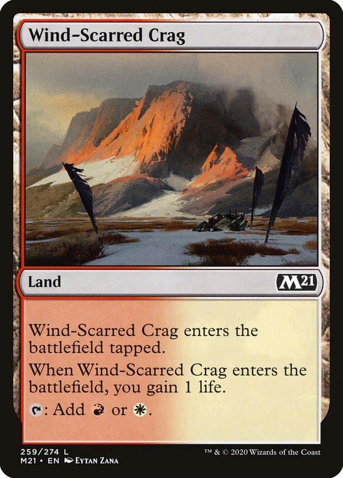 Wind-Scarred Crag [Core Set 2021] | Pegasus Games WI