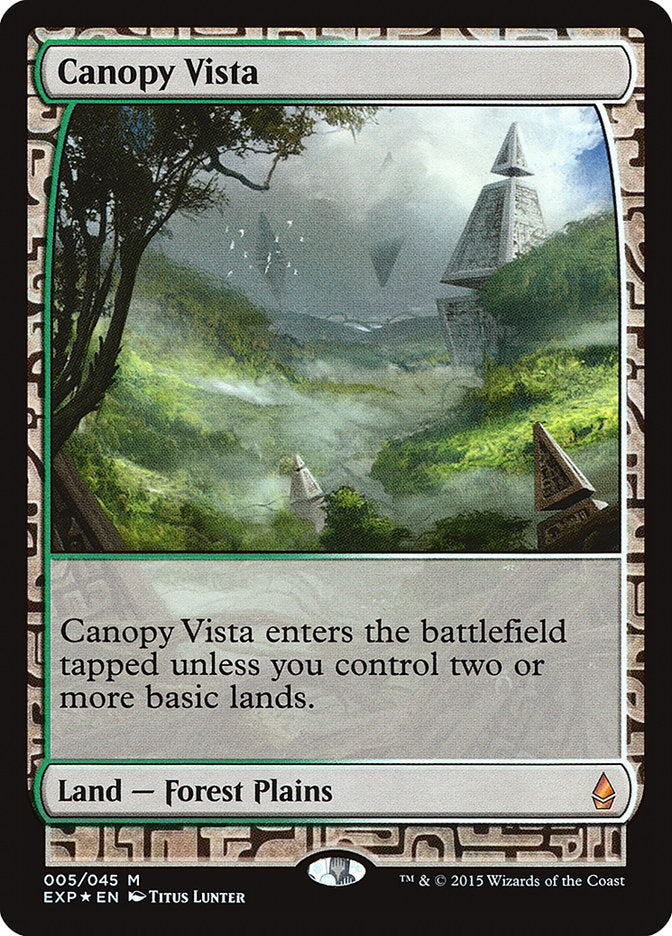 Canopy Vista [Zendikar Expeditions] | Pegasus Games WI