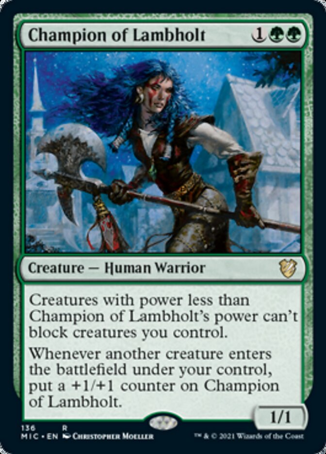 Champion of Lambholt [Innistrad: Midnight Hunt Commander] | Pegasus Games WI