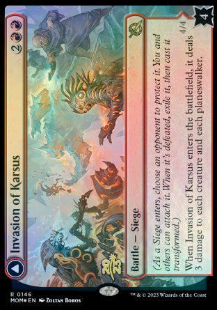 Invasion of Karsus // Refraction Elemental [March of the Machine Prerelease Promos] | Pegasus Games WI