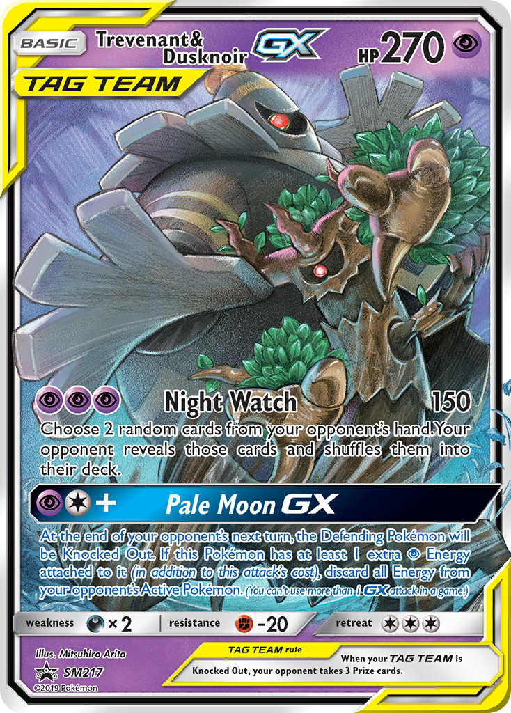 Trevenant & Dusknoir GX (SM217) [Sun & Moon: Black Star Promos] | Pegasus Games WI