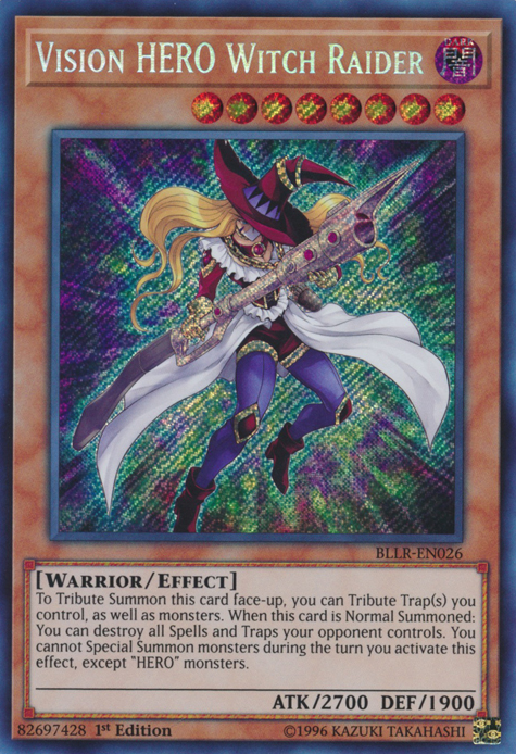 Vision HERO Witch Raider [BLLR-EN026] Secret Rare | Pegasus Games WI