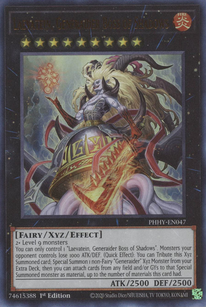 Laevatein, Generaider Boss of Shadows [PHHY-EN047] Ultra Rare | Pegasus Games WI