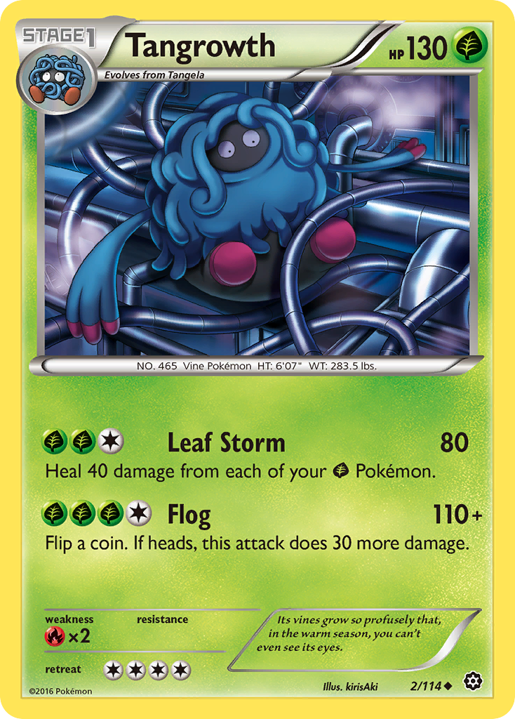 Tangrowth (2/114) [XY: Steam Siege] | Pegasus Games WI