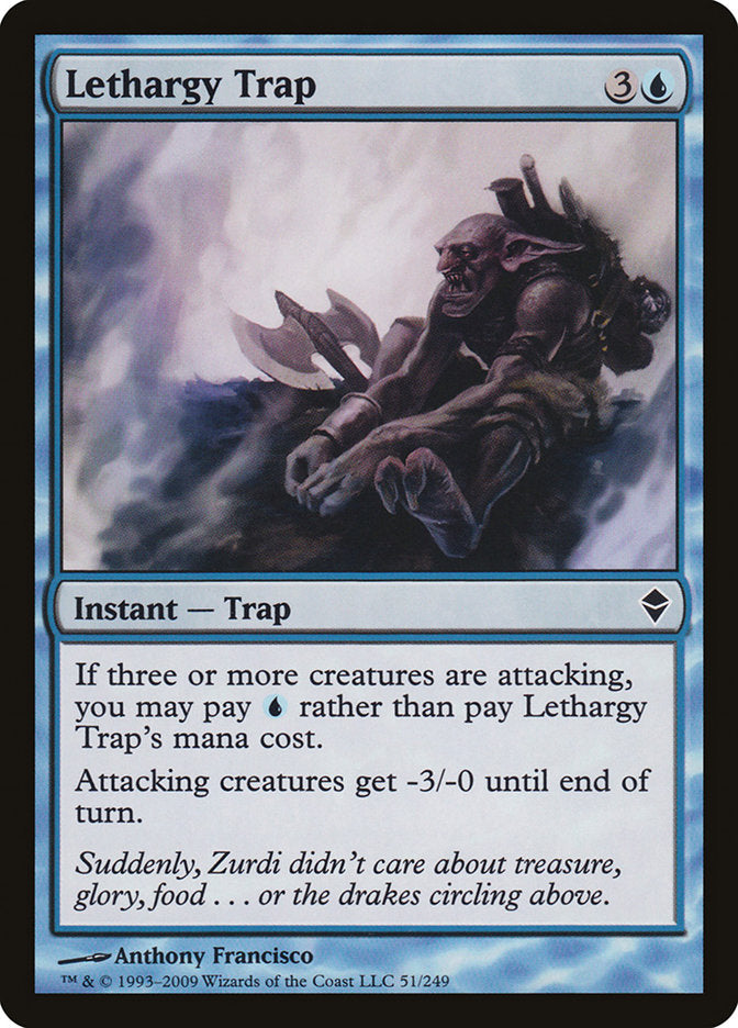 Lethargy Trap [Zendikar] | Pegasus Games WI