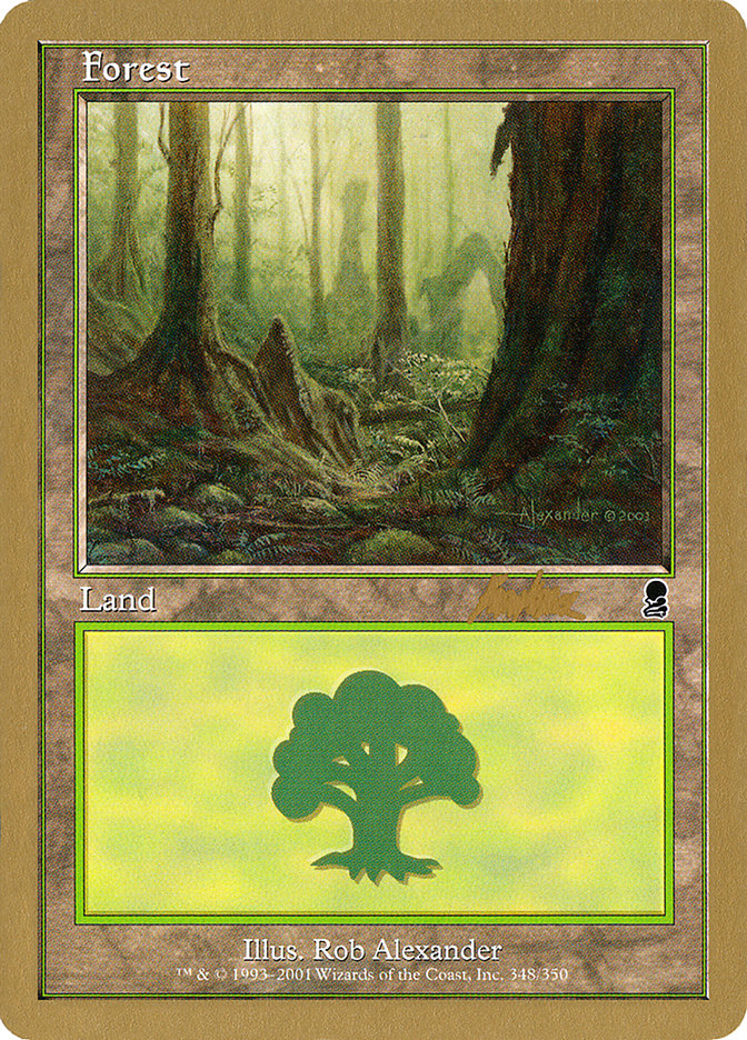 Forest (bk348) (Brian Kibler) [World Championship Decks 2002] | Pegasus Games WI