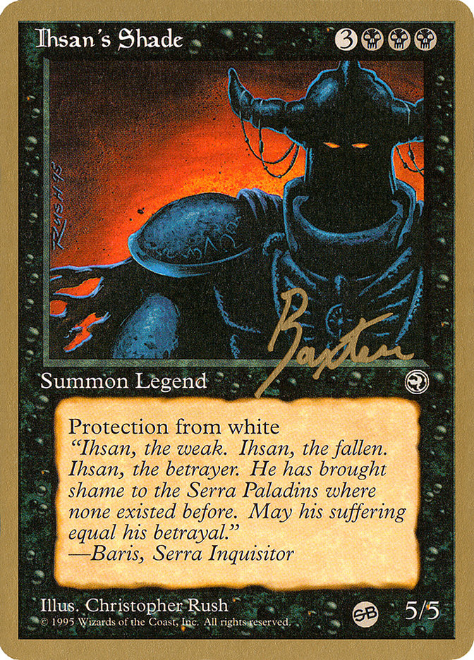 Ihsan's Shade (George Baxter) (SB) [Pro Tour Collector Set] | Pegasus Games WI