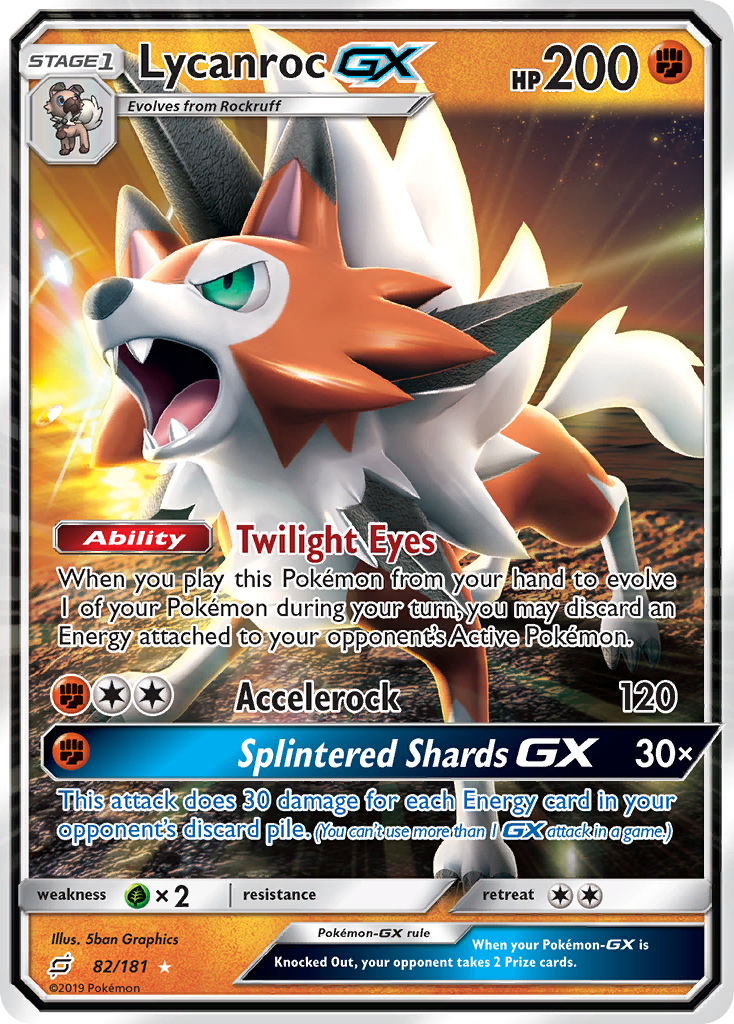 Lycanroc GX (82/181) [Sun & Moon: Team Up] | Pegasus Games WI
