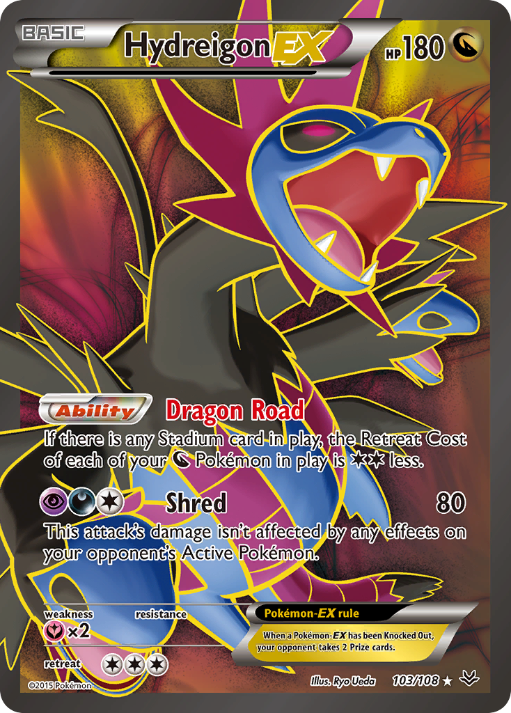 Hydreigon EX (103/108) [XY: Roaring Skies] | Pegasus Games WI