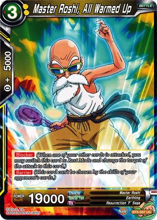 Master Roshi, All Warmed Up (BT5-087) [Miraculous Revival] | Pegasus Games WI