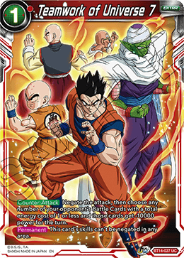 Teamwork of Universe 7 (BT14-027) [Cross Spirits] | Pegasus Games WI