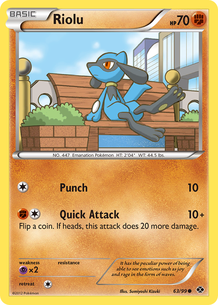 Riolu (63/99) [Black & White: Next Destinies] | Pegasus Games WI