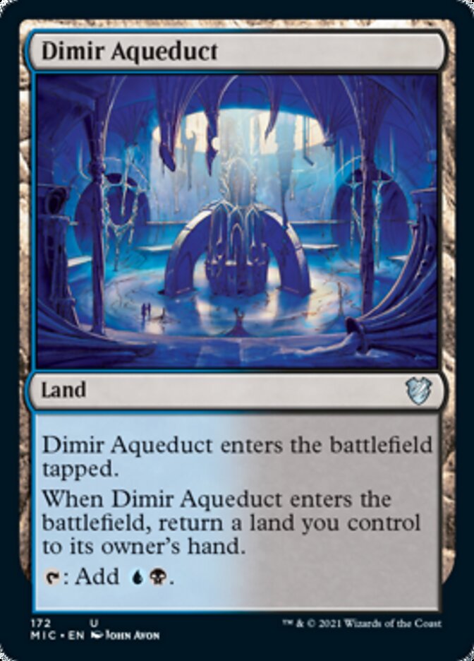 Dimir Aqueduct [Innistrad: Midnight Hunt Commander] | Pegasus Games WI