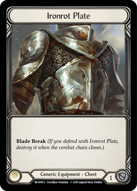 Ironrot Plate [BVO005-C] 1st Edition Normal | Pegasus Games WI
