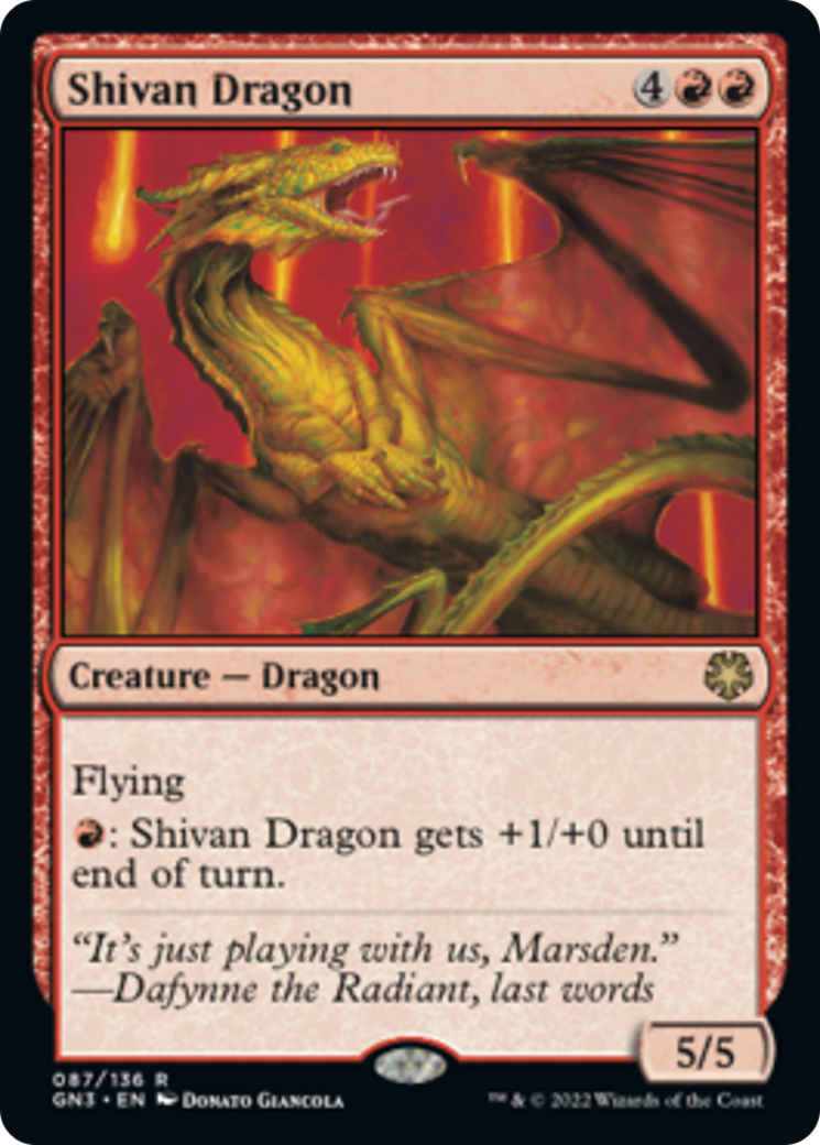 Shivan Dragon [Game Night: Free-for-All] | Pegasus Games WI