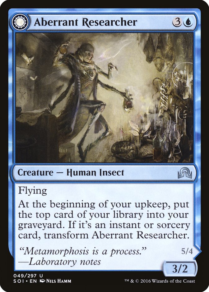 Aberrant Researcher // Perfected Form [Shadows over Innistrad] | Pegasus Games WI