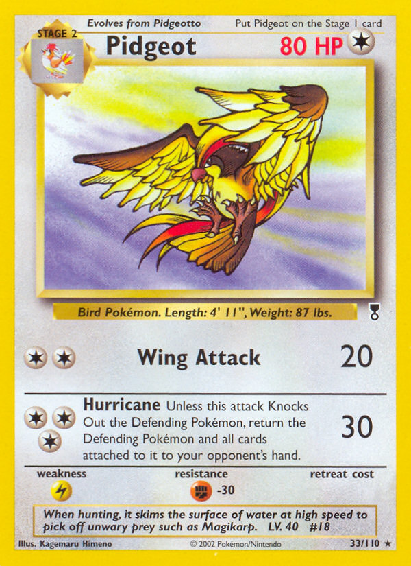 Pidgeot (33/110) [Legendary Collection] | Pegasus Games WI