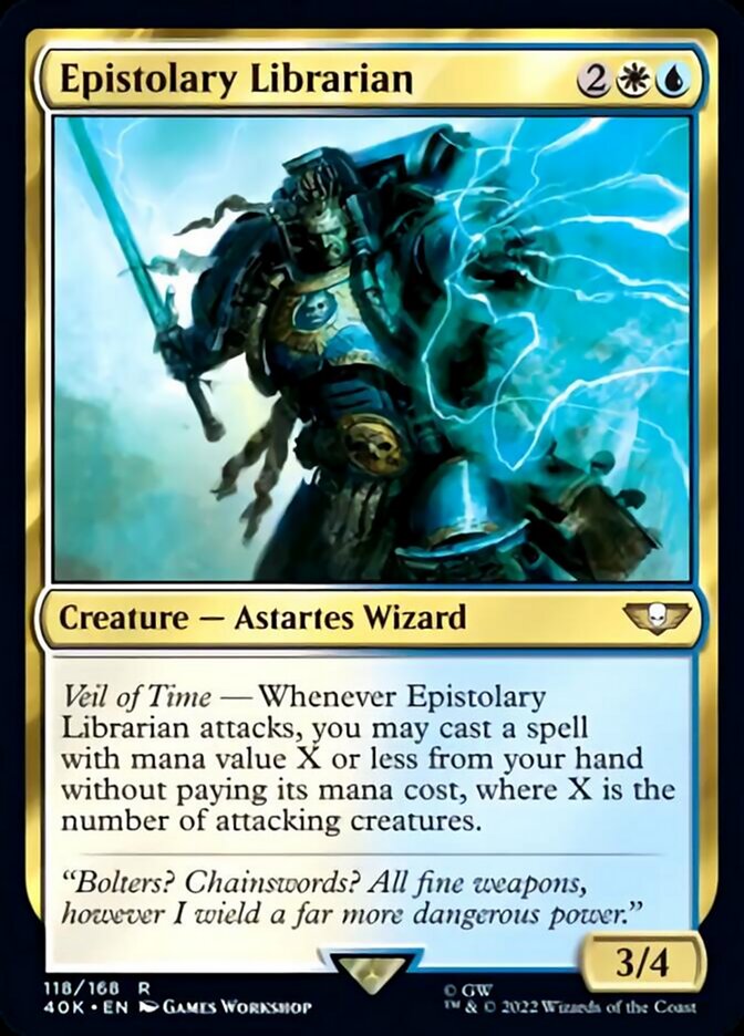 Epistolary Librarian (Surge Foil) [Warhammer 40,000] | Pegasus Games WI