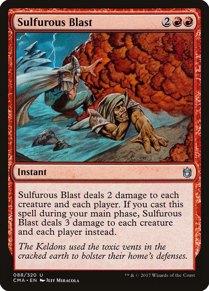 Sulfurous Blast [Commander Anthology] | Pegasus Games WI