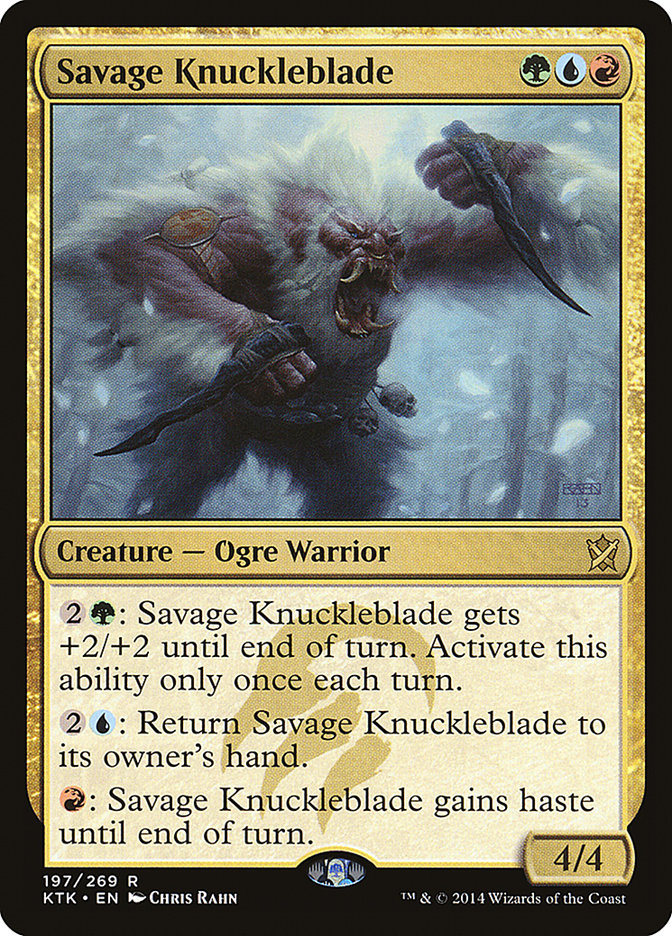 Savage Knuckleblade [Khans of Tarkir] | Pegasus Games WI