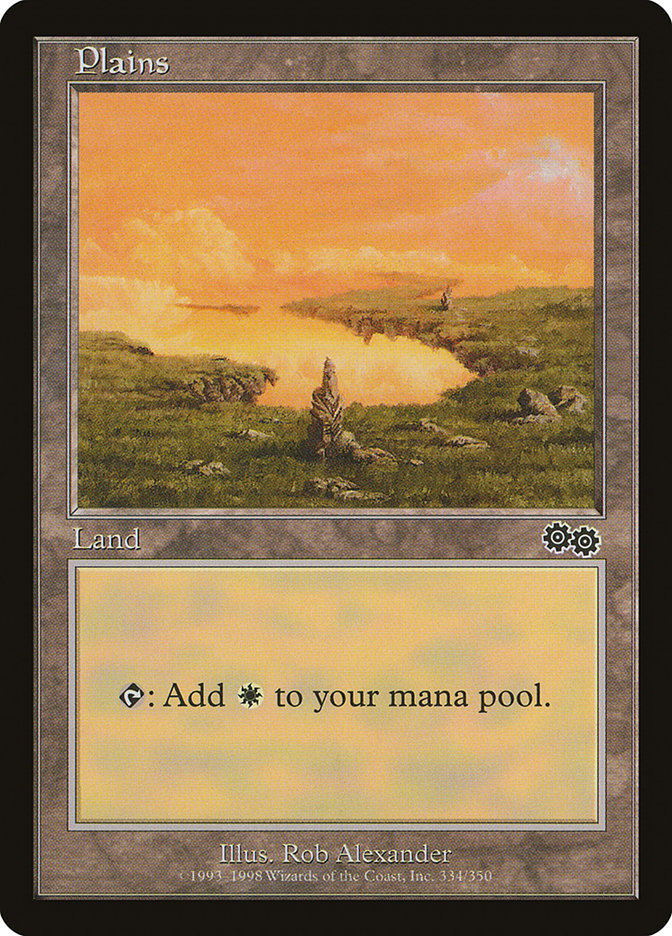 Plains (334) [Urza's Saga] | Pegasus Games WI