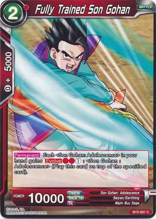 Fully Trained Son Gohan [BT2-007] | Pegasus Games WI