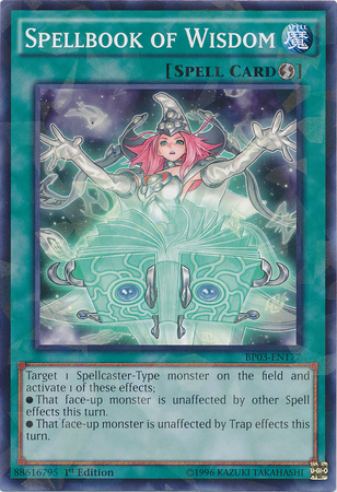 Spellbook of Wisdom (Shatterfoil) [BP03-EN177] Common | Pegasus Games WI