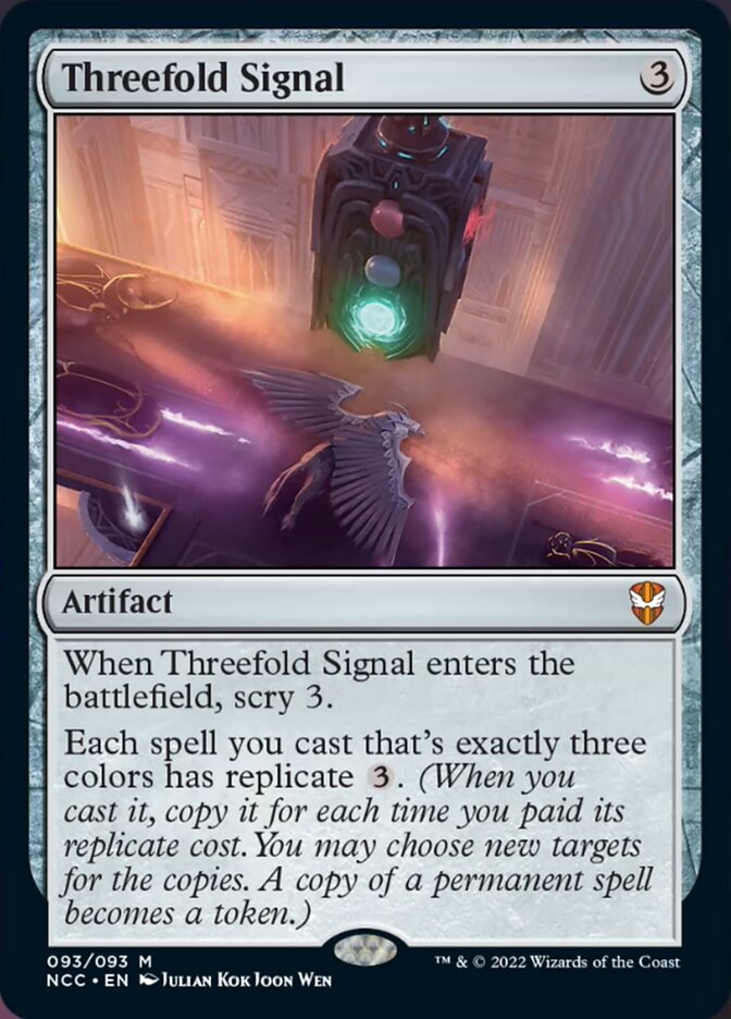 Threefold Signal [Streets of New Capenna Commander] | Pegasus Games WI