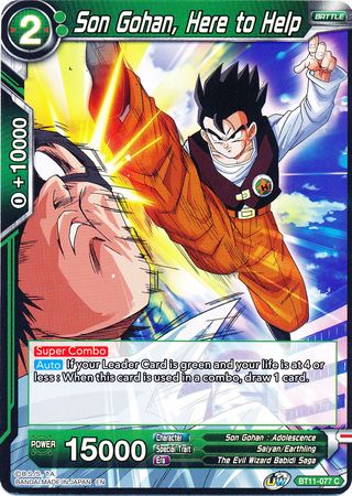 Son Gohan, Here to Help [BT11-077] | Pegasus Games WI