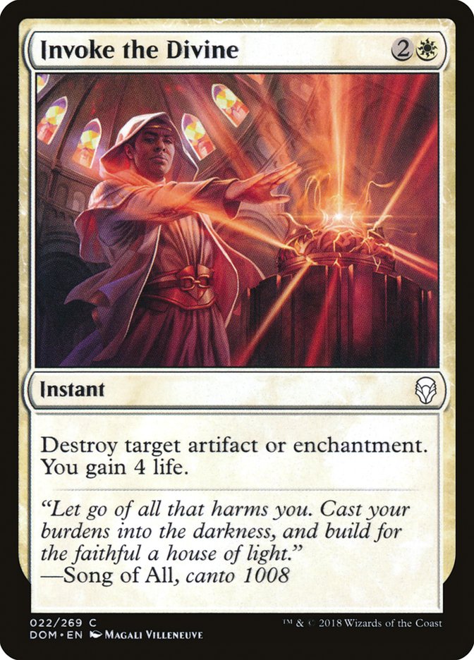 Invoke the Divine [Dominaria] | Pegasus Games WI