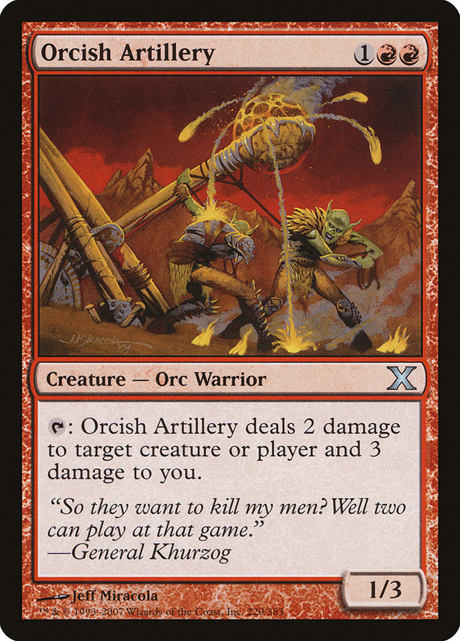 Orcish Artillery [Tenth Edition] | Pegasus Games WI