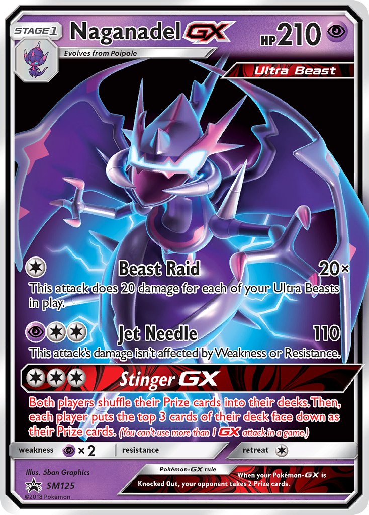 Naganadel GX (SM125) [Sun & Moon: Black Star Promos] | Pegasus Games WI