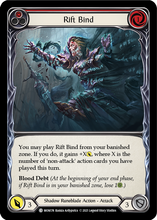 Rift Bind (Red) [MON174] 1st Edition Normal | Pegasus Games WI